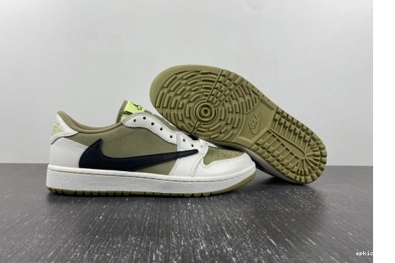 Cheap EP Jordan Olive Golf Scott FZ3124-200 Travis Retro 1 Neutral Low 0318